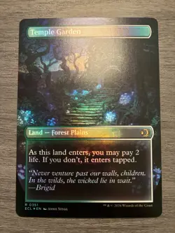 Temple Garden (0351) (Borderless) Lorwyn Eclipsed Foil - Image 3
