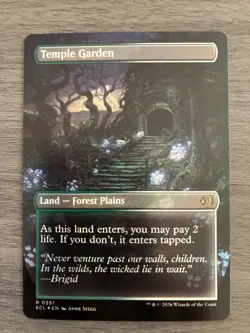 Temple Garden (0351) (Borderless) Lorwyn Eclipsed Foil - Image 4