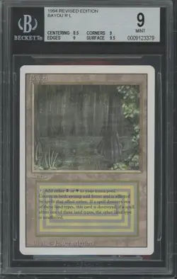 BAYOU Revised Rare Reserved List BGS 9 Vintage MTG [Nostalgium] - Image 1