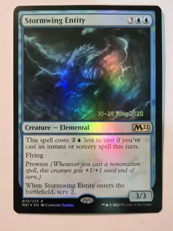 MTG Stormwing Entity Core 2021 078/274 Foil Prerelease - Image 2