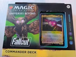 Universes Beyond: Fallout Commander Deck - Mutant Menace MTG Brand New Sealed 195166228532 - Image 1