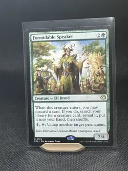 Mtg- Formidable Speaker (0176) Lorwyn Eclipsed- Rare- NM - Image 1