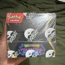 Pokemon Mega Evolution Phantasmal Flames Booster Box Mega Charizard X 2025 - Image 1