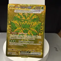 Pokemon TCG Teal Mask Ogerpon EX Gold Full Art 177/131 Prismatic Evolutions - Image 1