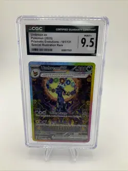 2025 Pokemon Prismatic Umbreon 161/131 Special Illustration Rare CGC 9.5 MINT+ - Image 1