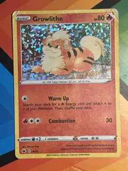 Pokemon TCG Growlithe 4/15 McDonalds Collection 2022 Promo Holo Card Rare HP - Image 1