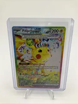 Pikachu ex Special Illustration Rare Pokemon SV08: Surging Sparks 238/191 NM - Image 1