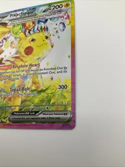 Pikachu ex Special Illustration Rare Pokemon SV08: Surging Sparks 238/191 NM - Image 3