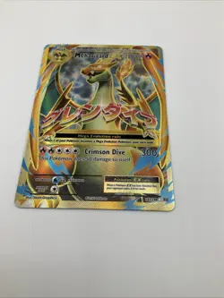 Pokemon TCG XY Evolutions Mega Charizard EX 101/108 Full Art Ultra Rare Card NM - Image 3