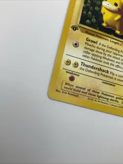 1999 Pokemon Card #1 Ivy Pikachu 1st Edition Error League Promo NM - Image 4