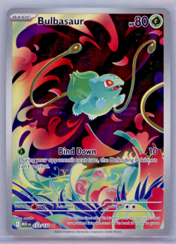 Bulbasaur #133/132 Illustration Rare Mega Evolutions Pokemon 2025 NM - Image 1