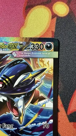 Pokemon Mega Sharpedo ex 127/094 Me02: Phantasmal Flames Holo SIR - Image 4