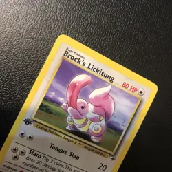 Brock's Lickitung 041/132 Gym Heroes First Edition Pokemon Card In Mint /NM - Image 5