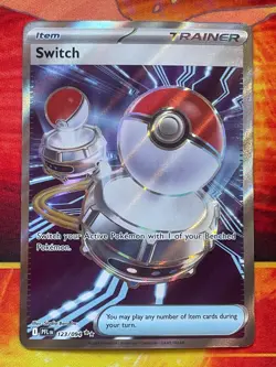 Switch - 123/094 - Pokemon ME02 Phantasmal Flames Full Art Ultra Rare Trainer - Image 1