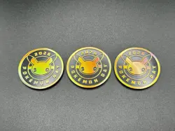 Pikachu Stamped 2026 Pokemon Day 30 Promo TCG Coins - Image 1