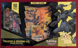Pokemon TCG Pikachu and Zekrom GX Tag Team Premium Collection Box - Sealed 820650809910 - Image 1