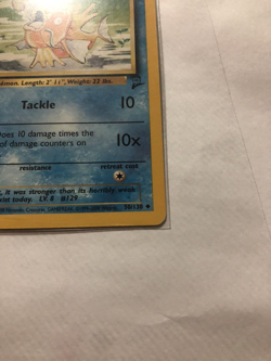 Magikarp 50/130 - Uncommon - Pokemon Base Set 2 [2000][MP] - Image 4