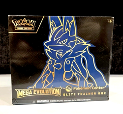 Pokemon TCG PC Mega Evolution Elite Trainer Box ETB Lucario SEALED 171357 - Image 1