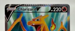 Pokemon Charizard V Full Art 153/172 Brilliant Stars | FACTORY PACK CRIMP ERROR - Image 4
