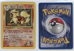 Blaine's Arcanine Holo Pokemon Gym Challenge #1 2000 - Image 3