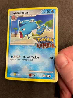 Gyarados 6/16 Pokemon Rumble Set Stamped English 2009 LP - Image 2