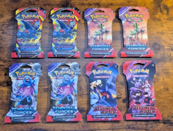 Pokemon Mixed Lot Sleeved Booster Pack LOT of 8 Sealed Packs 171548_10 - Image 1