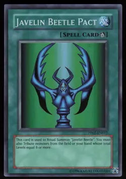 Javelin Beetle Pact PP01-EN012 Super Rare Premium Pack (TCG) Yu-Gi-Oh - Image 1