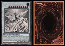 Crystal Clear Wing Synchro Dragon LED8-EN005 Ghost Rare 1st Edition Yu-Gi-Oh - Image 3