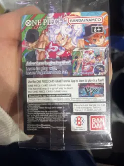 One Piece Monkey.D.Luffy College Basketball US Voyage Promo Card Sealed - Image 2