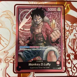 One Piece English Monkey.D.Luffy ST01-001 Leader Foil - Near Mint - Image 1