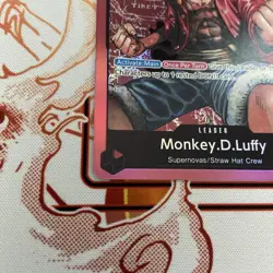 One Piece English Monkey.D.Luffy ST01-001 Leader Foil - Near Mint - Image 2