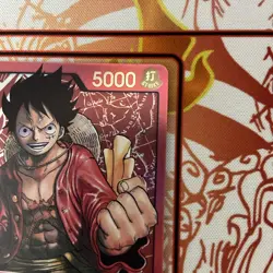 One Piece English Monkey.D.Luffy ST01-001 Leader Foil - Near Mint - Image 4