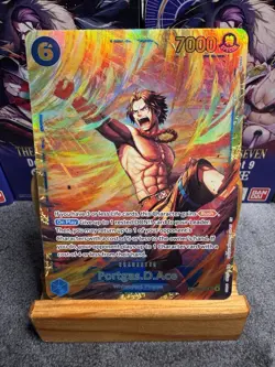 One Piece Carrying On His Will Portgas D Ace OP13-119 SEC English - Image 1