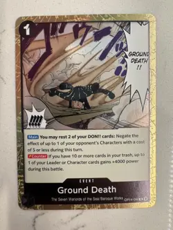 One Piece English -Ground Death- OP14-096 -Rare (NM) - Image 1