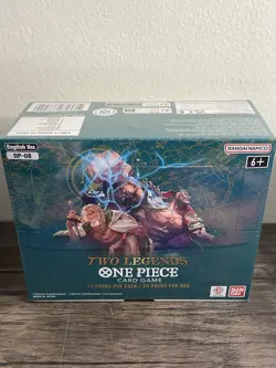 One Piece Op-08 Two Legends English Booster Box Factory Sealed New - Image 1