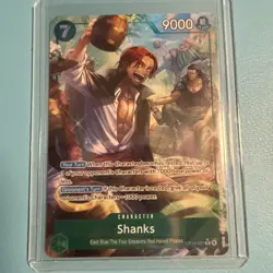 One Piece TCG - Shanks R Alt Art The Azure Sea's Seven OP14-027 NM English - Image 1