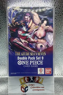 One Piece The Azure Sea's Seven (OP14) Double Pack Set Vol. 9 (Factory Sealed) - Image 1