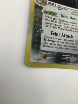 Pokemon Umbreon Reverse Holo Stamped Rare Card 17/113 EX Delta Species NM - Image 2
