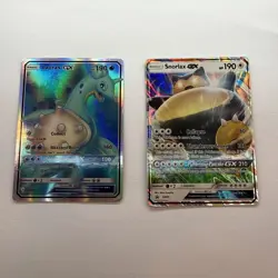 Lapras GX 139/149 + Snorlax GX SM05 Promo Lot (2 Cards) Sun & Moon Pokemon TCG - Image 1