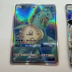 Lapras GX 139/149 + Snorlax GX SM05 Promo Lot (2 Cards) Sun & Moon Pokemon TCG - Image 4