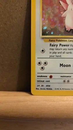Erika's Clefable Gym Heroes 3/132 Rare Holo LP - ungraded Pokemon Card - Image 4