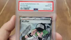 Pokemon N’s Plan 163/086 PSA 10 Full Art Trainer Card Black Bolt Free Shipping - Image 4