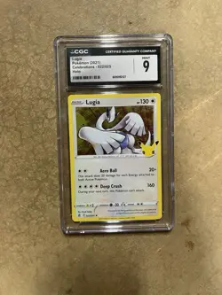 Pokemon TCG Lugia Holo Rare Card 22/25 Celebrations Series 022/025 - Image 1