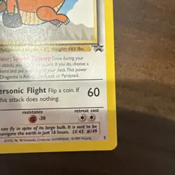 Pokemon TCG Dragonite Black Star Promo Card #5 - Image 4