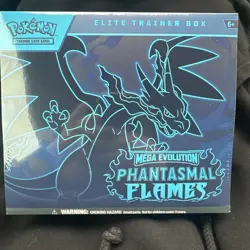 Pokemon ETB Mega Evolution Phantasmal Flames Elite Trainer Box - Image 1
