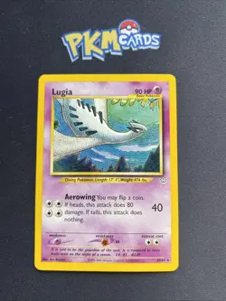 Pokemon TCG Lugia Neo Revelation 20/64 Regular Rare LP. - Image 1