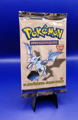Fossil Set 1st Edition Booster Pack 21.02g Aerodactyl Sealed Pokemon WOTC New - Image 2