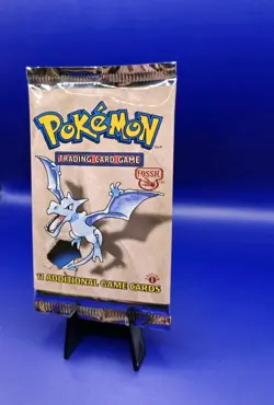 Fossil Set 1st Edition Booster Pack 21.02g Aerodactyl Sealed Pokemon WOTC New - Image 3