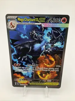 2025 Pokemon Phantasmal Flames 125/094 Mega Charizard X ex SIR / NM 🔥 - Image 2