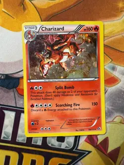 Pokemon Legendary Treasures Charizard 19/113 Cosmos Holo Promo MP - Image 1